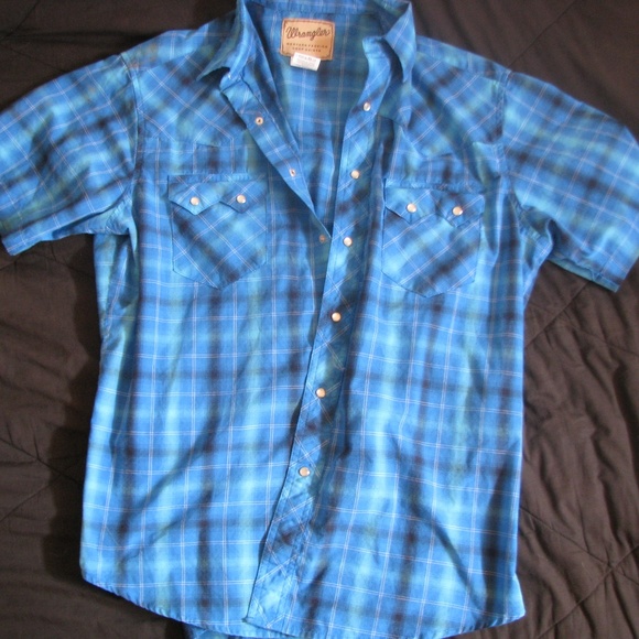 Wrangler Other - Vintage Wrangler Western Short-sleeve Shirt, L